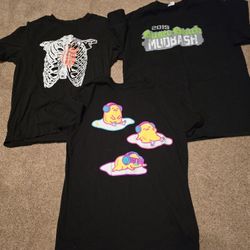 3  Tee's  Size Large 