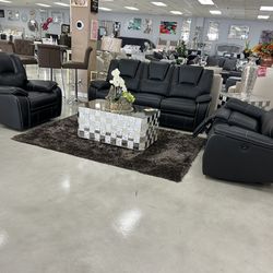 3PC Power Recliner Sofa Set (( Take It Home 🏠With $10 Down ))