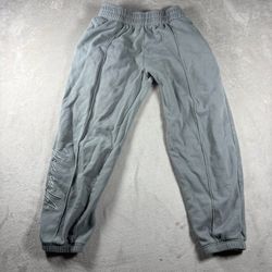 YoungLA Jogger Women's Size Medium Blue Fleece Sweatpants Gym #3092
