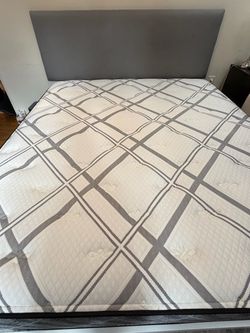King size Bed Frame & Mattress $250