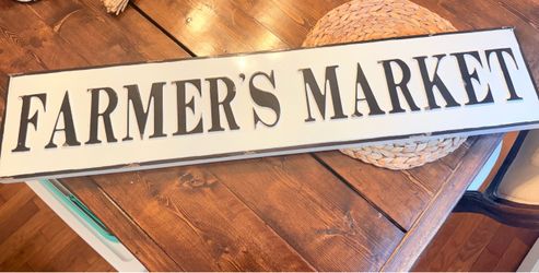 Farmhouse sign