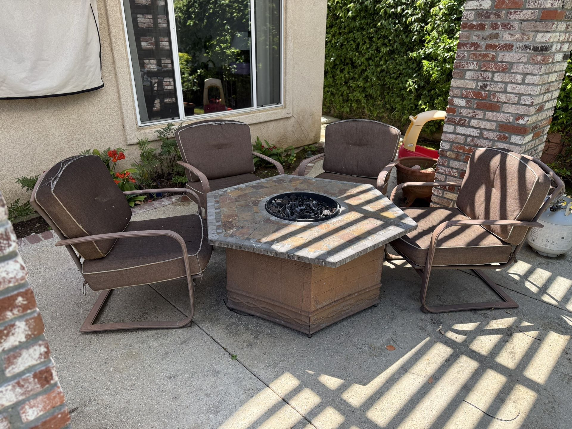 Propane Fire Pit And/Or Outdoor Chairs