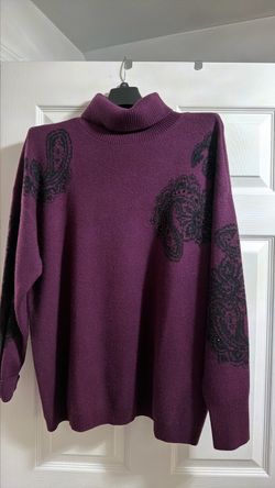 Wine color new sweater