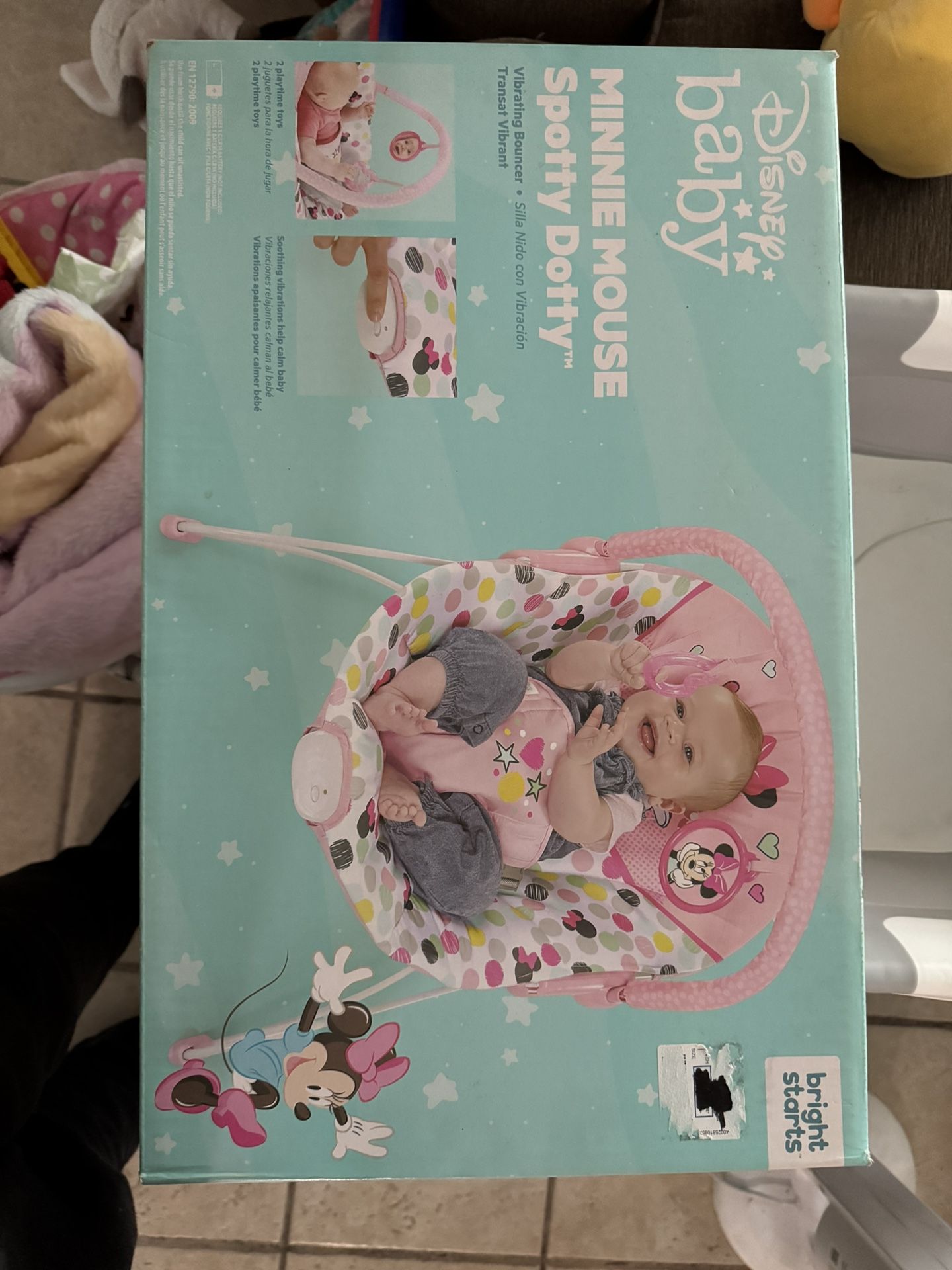Baby Girl Bouncer Brand New Minnie Mouse