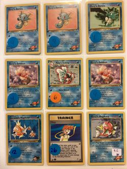 1st Edition Misty’s Collection Pokémon Gym Heroes/Challenge Near Mint