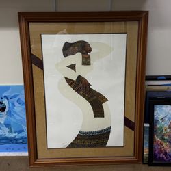 “The Lady in White" painting art by Charles Bibbs