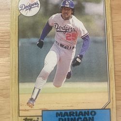1987 Topps - Tiffany #199 Mariano Duncan