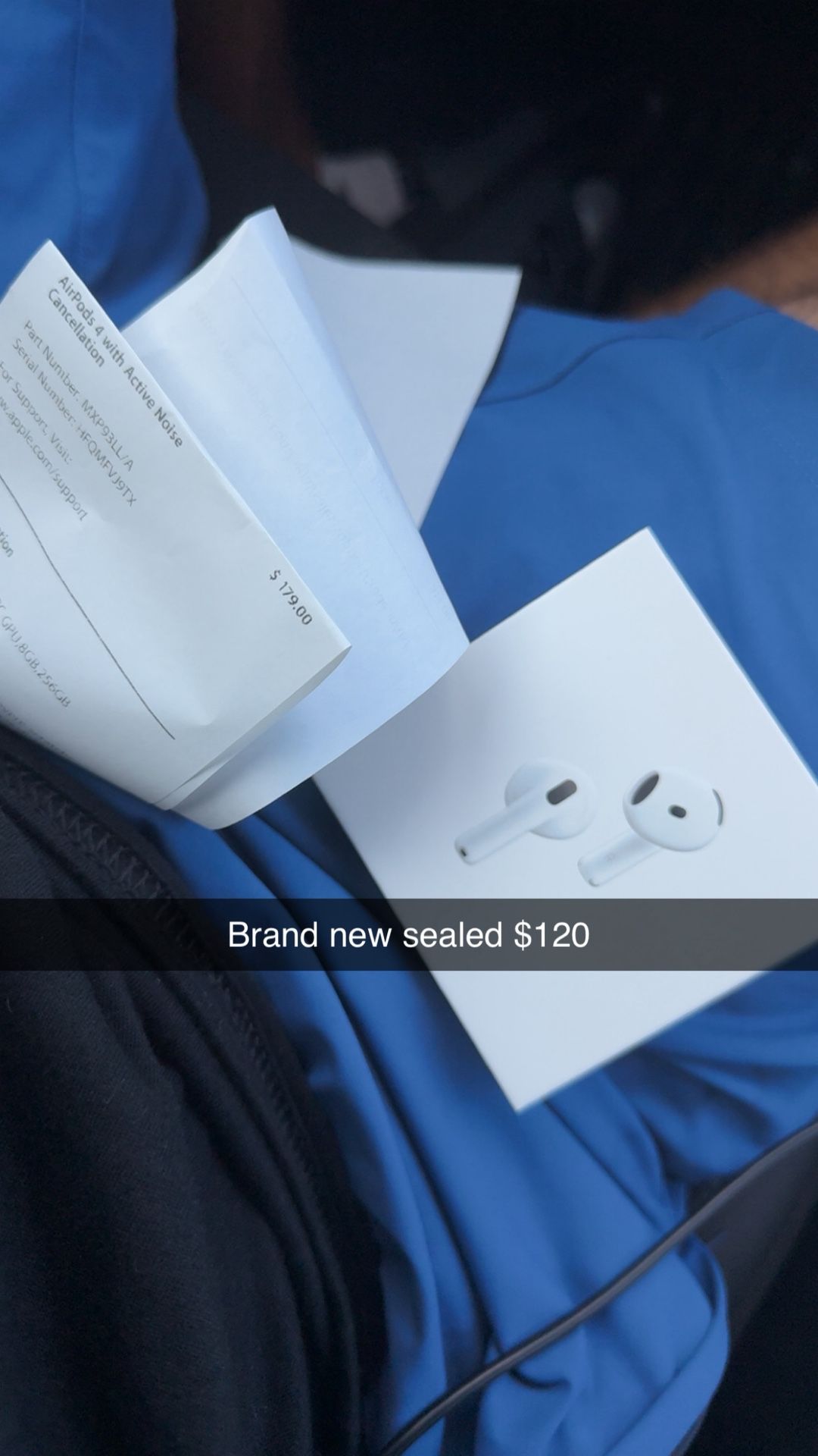Brand New Sealed Airpod 4s With Active Noise Cancellation