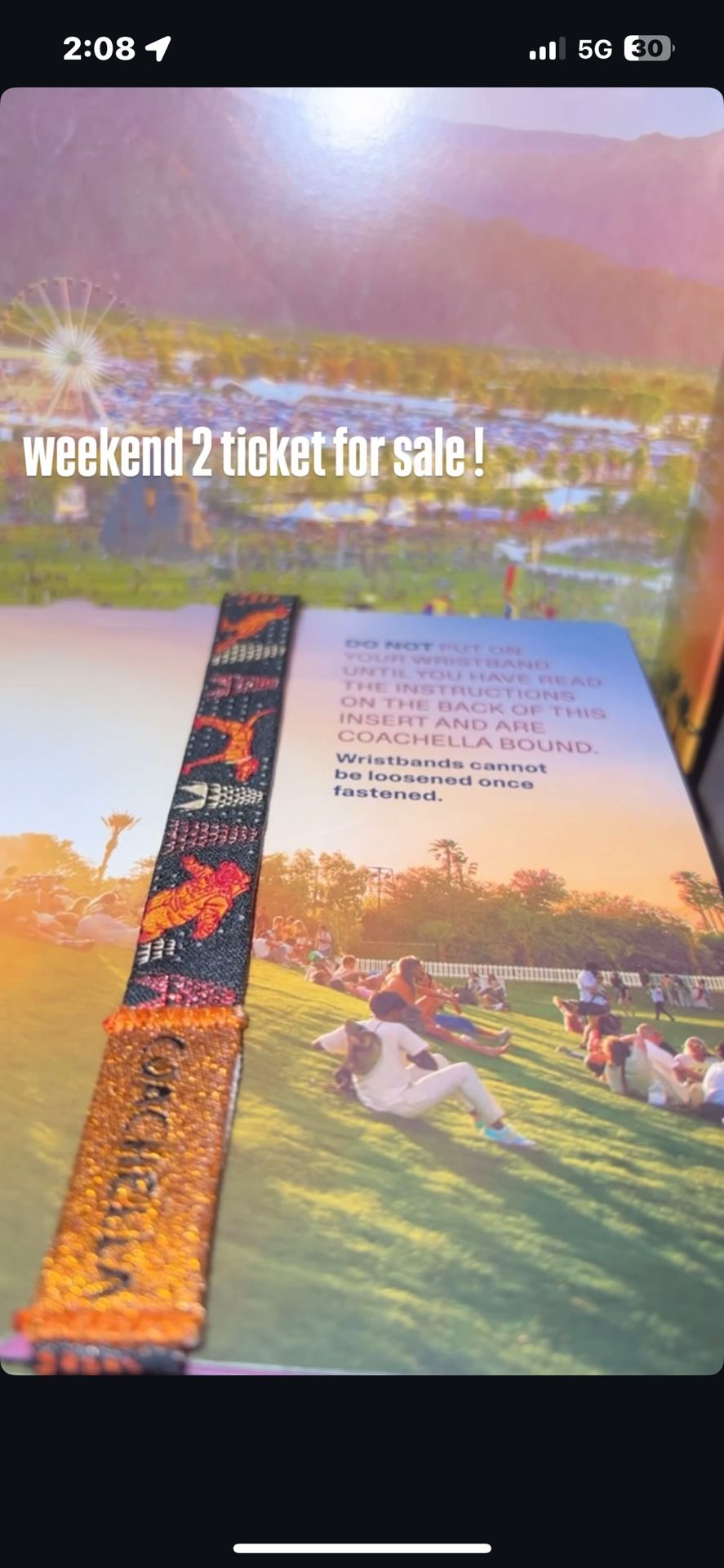 Weekend 2 Coachella Ticket