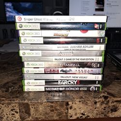 XBox 360 Games Lot