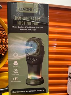 Recharchable Misting Fan