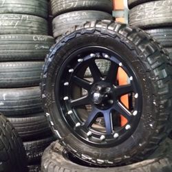 Off Road Rims Silverado Tundra Ram F-150 Titan Wheels Balistic Pro Comp Kmc Method 