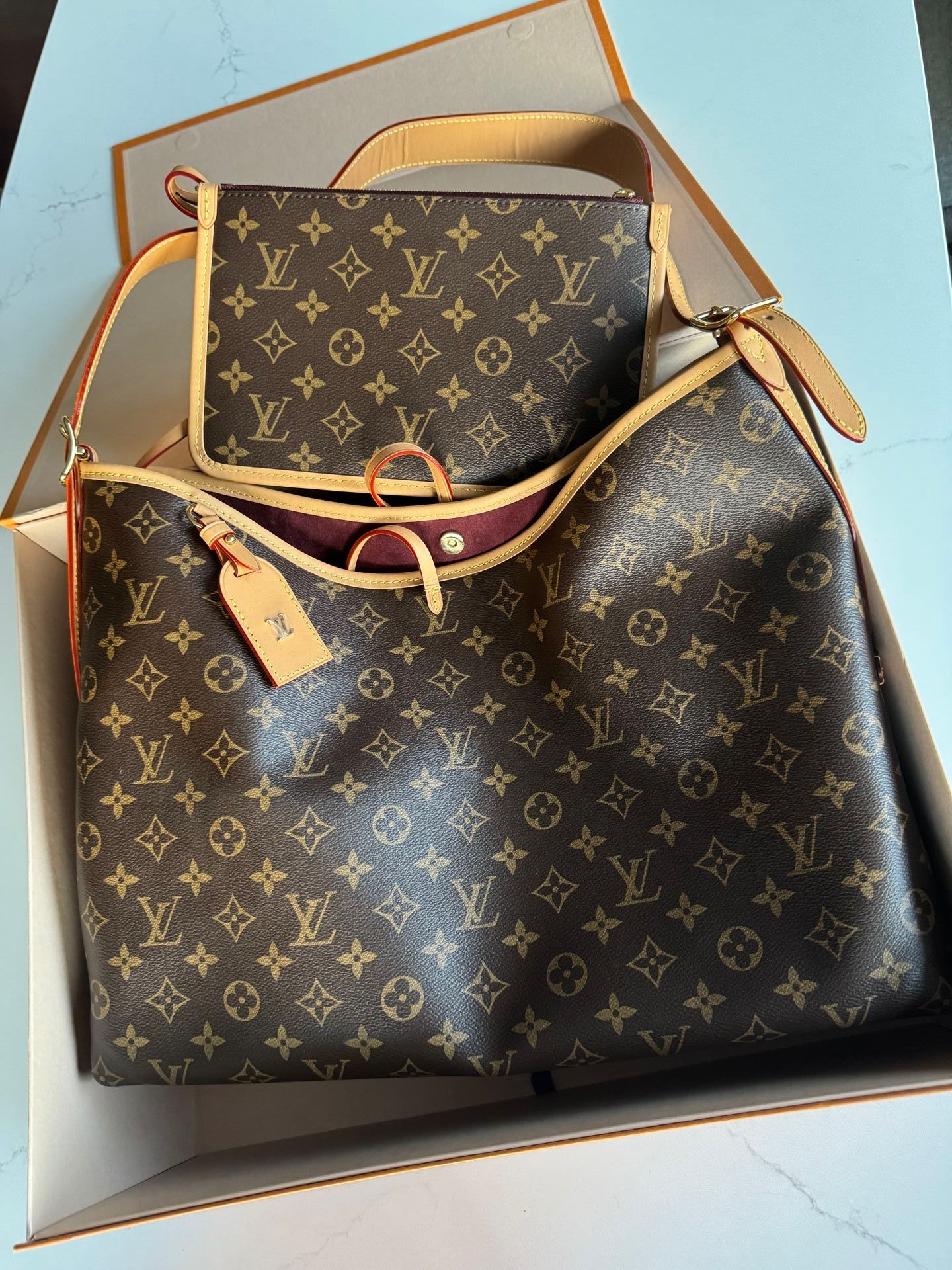 Louis Vuitton CarryAll MM Handbag - NEW, Never Used, 40% OFF!