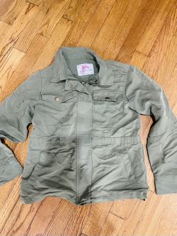 Justice Green Jacket Size 8 Youth 
