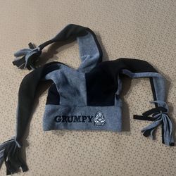 DISNEY GRUMPY FLEECE JOKER  HAT - ADULT SIZE