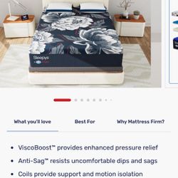 Queen Sleepy's By Sealy Hybrid HD Firm Mattress