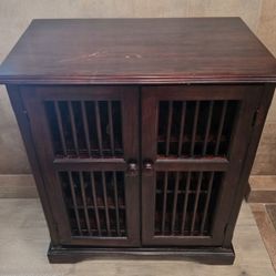 Wood Wine & Spirits Storage Cabinet / Mini Bar