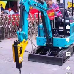 Mini Excavator Concrete Breaker With Charging Kit 