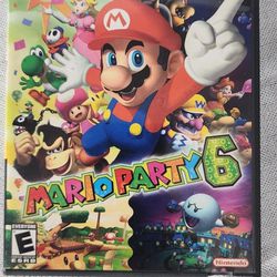 Maro Party 6 Nintendo GameCube Case Manual Disc