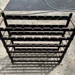 Handmade Wood Wine Rack