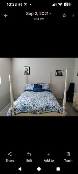Bed and dresser