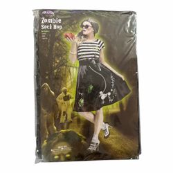 Zombie Adult Women’s Halloween Costume. Size S/M (New) *Dress *Belt *Hair Tie.
