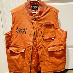 Section 8 Orange Polyester Vest XL