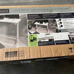Tresanti 47” Adjustable Height Desk With Power Charging Ports