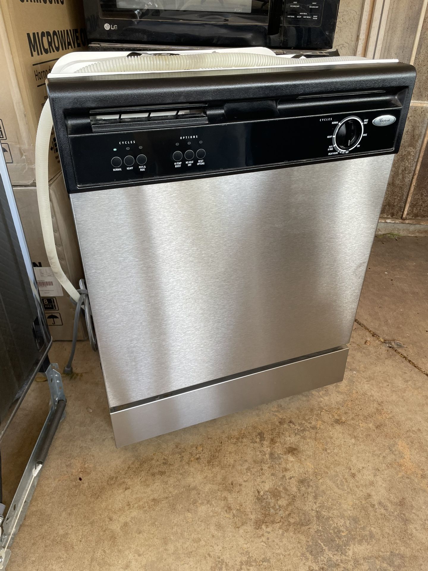 Dishwasher and Microwave Stainless Steel 30 Day Warranty