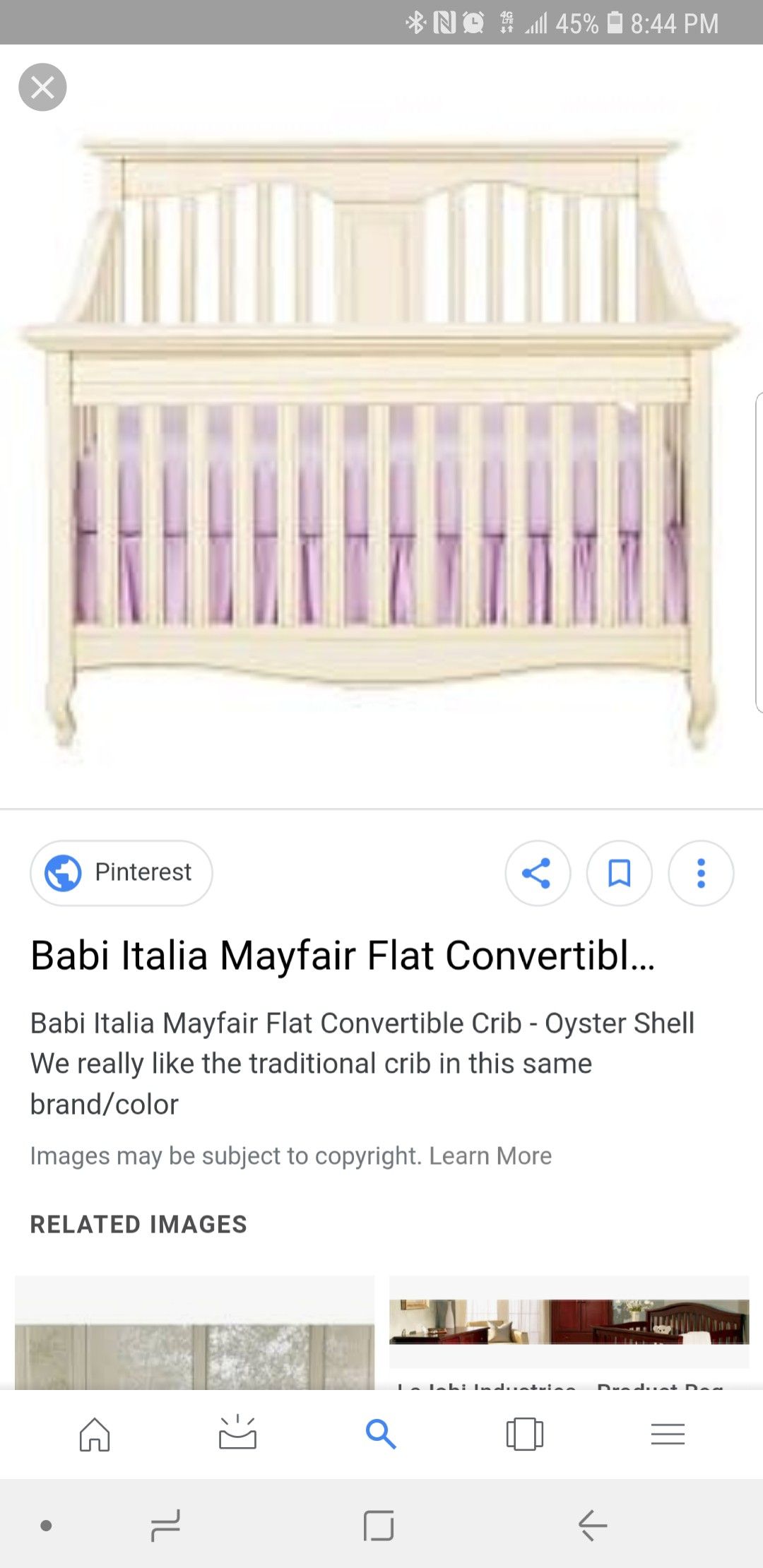 Mayfair flat hotsell convertible crib