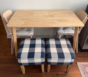 MOVING SALE!! Wooden dining room table