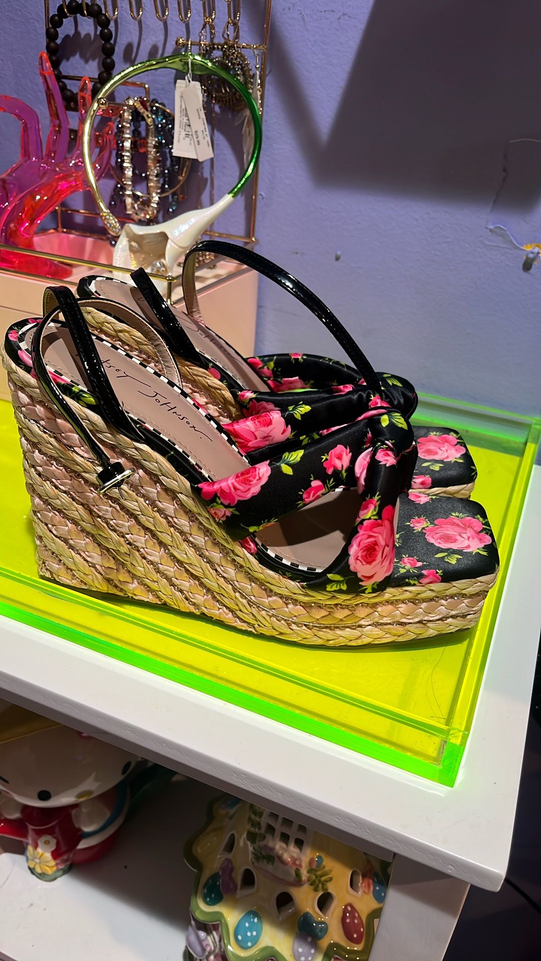 Betsey Johnson Wedges Size 9.5