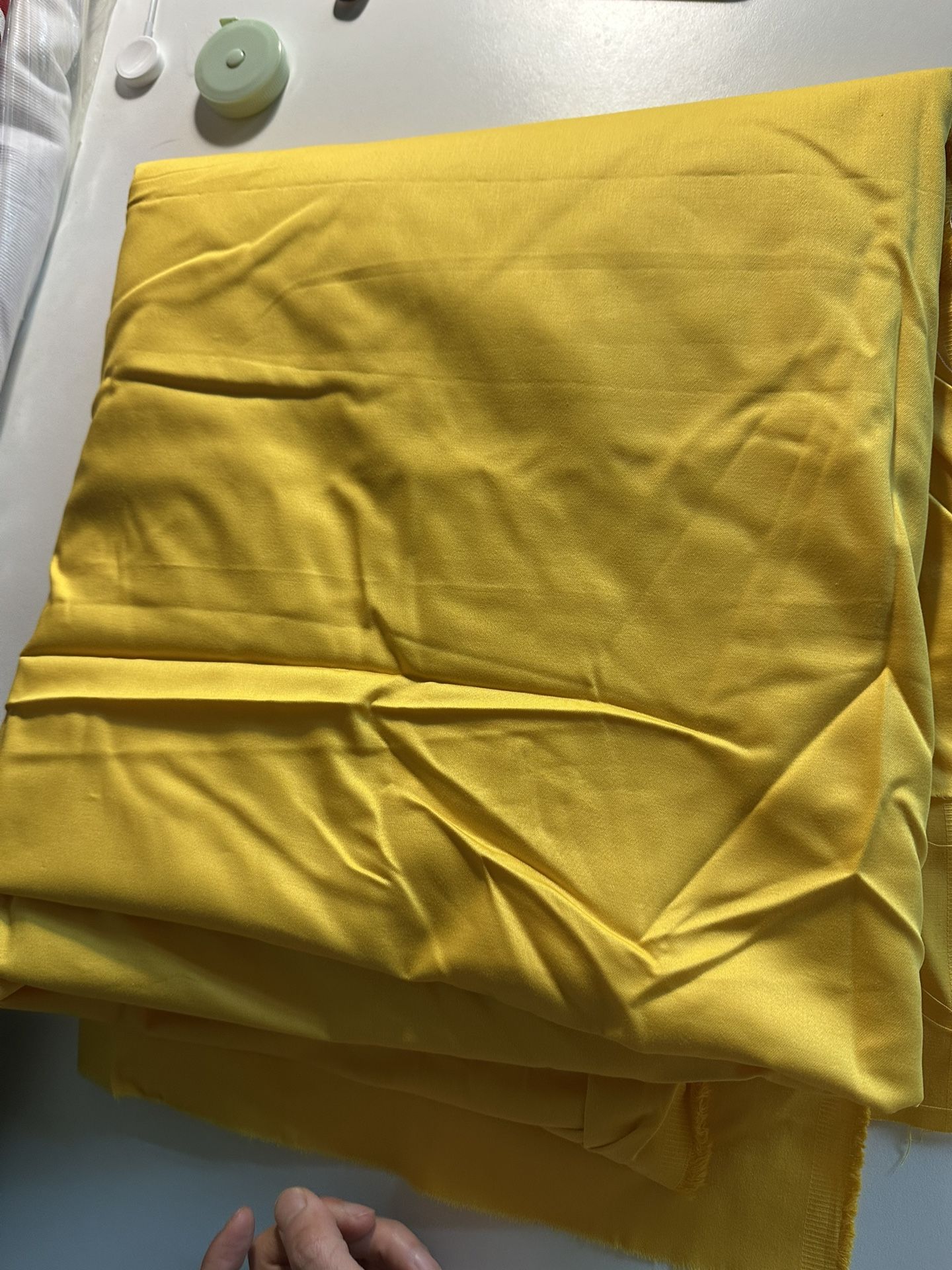 Yellow Woven Fabric β 3 Yards, Mood Quality (DTLA Pickup)