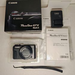 Canon PowerShot G7 X Mark II Black
