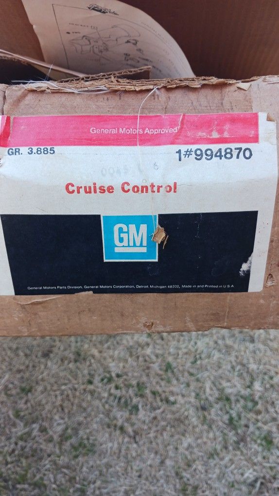 Assortment Of Cruise Control Parts.