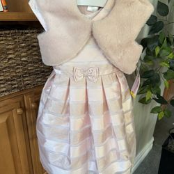 Jona Michelle Pink Pleated Tiered Sundress for Wedding Guest