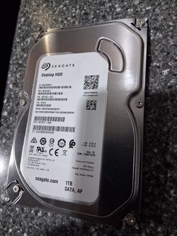 Sea gate 1TB. Hard drive and 4gb ddr4. Ram.  Together  $60