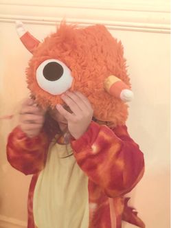 Orange Monster Halloween Costume