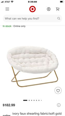 Girls loveseat chair. Foldable.