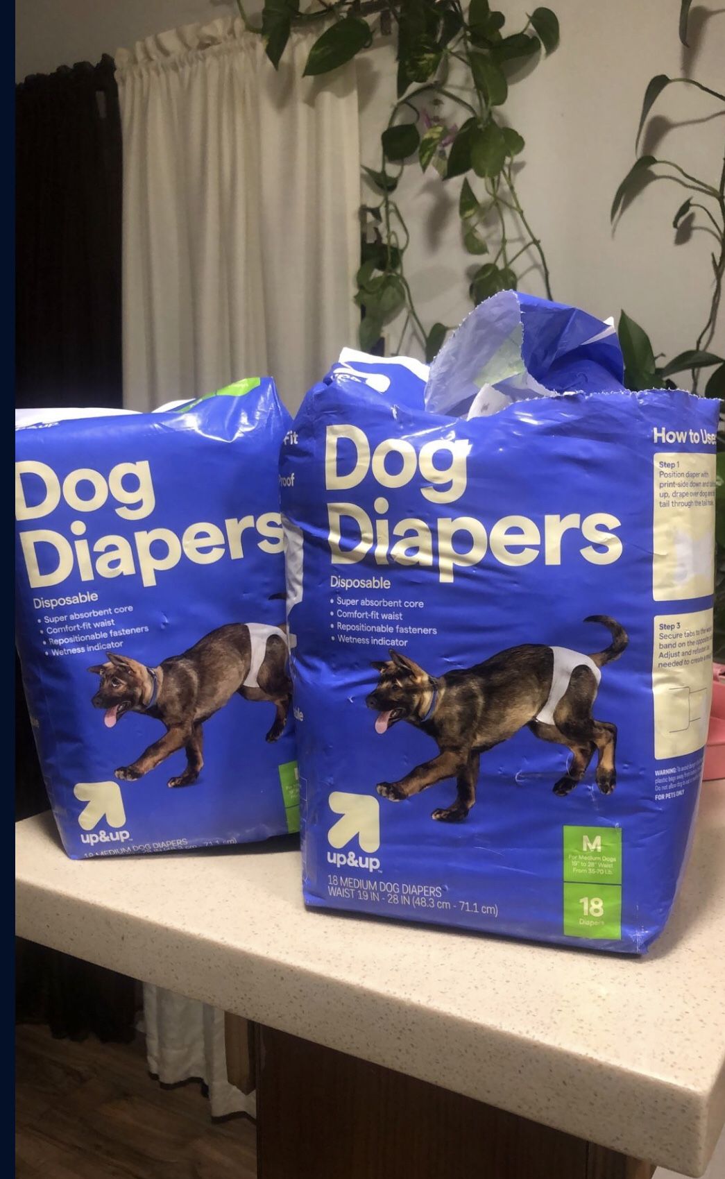 Dog Diapers New Size Medium