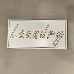 Laundry Sign