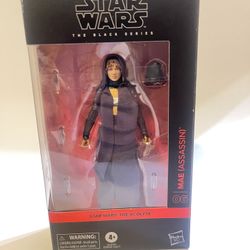 Star Wars The Black Series Mae (Assassin) collectible action figure.