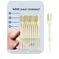 10 Pcs 2-in-1 Nasal Cutter, 