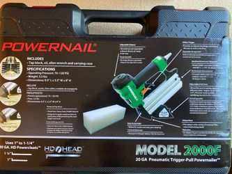 New 20GA PowerNail Model 2000F