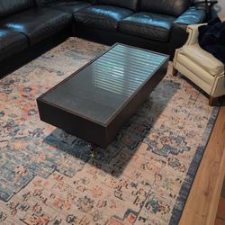 Ikea Coffee Table. Solid Nice 2 Drawers 