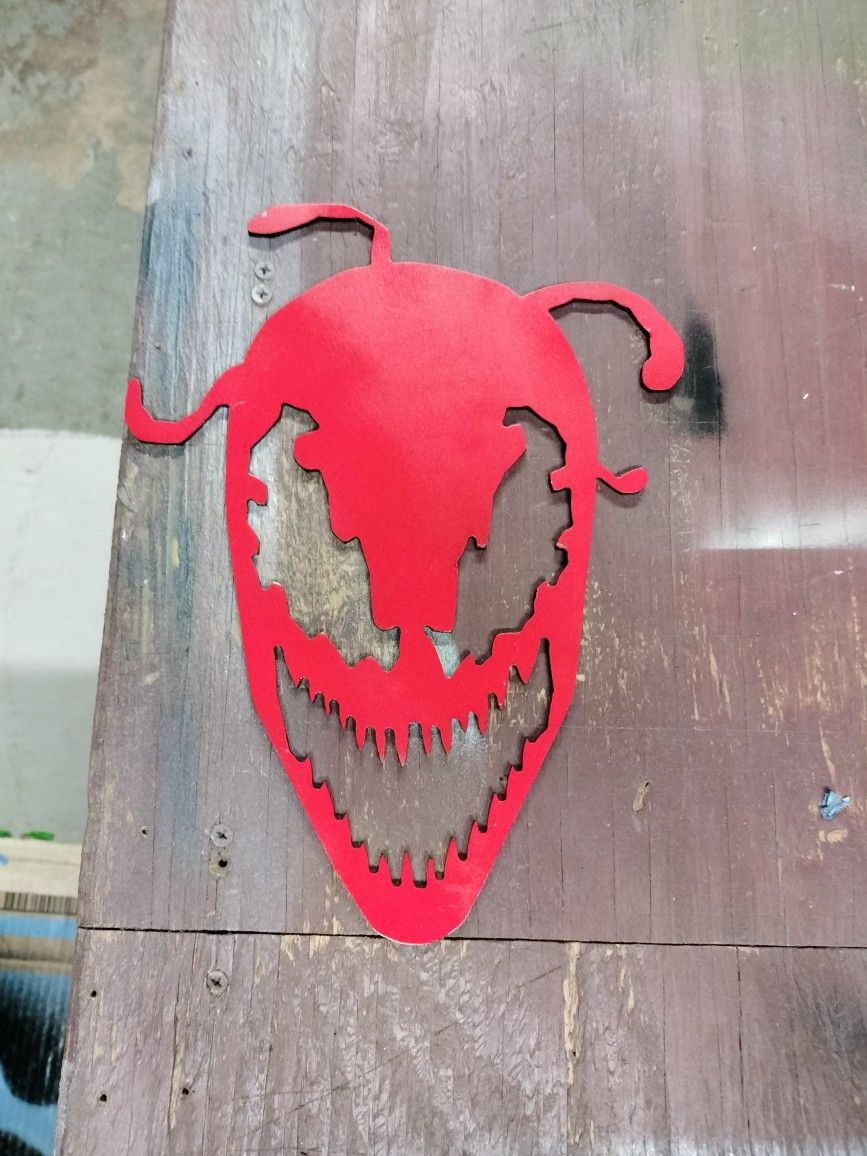 Carnage 3/16" Metal (Plasma Cut And Spray Painted) By Me!