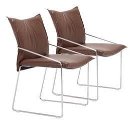 Pola Brown Dining Chair (Set of 2)