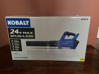 24volt Max Brushless Kobalt Leaf blower