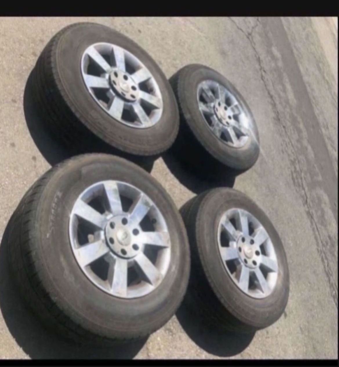 4 - 255/70r18 6x135 6x5.31 Ford F-150 Expedition Rims Wheels With Tires !!!!!!!!!!!!!!