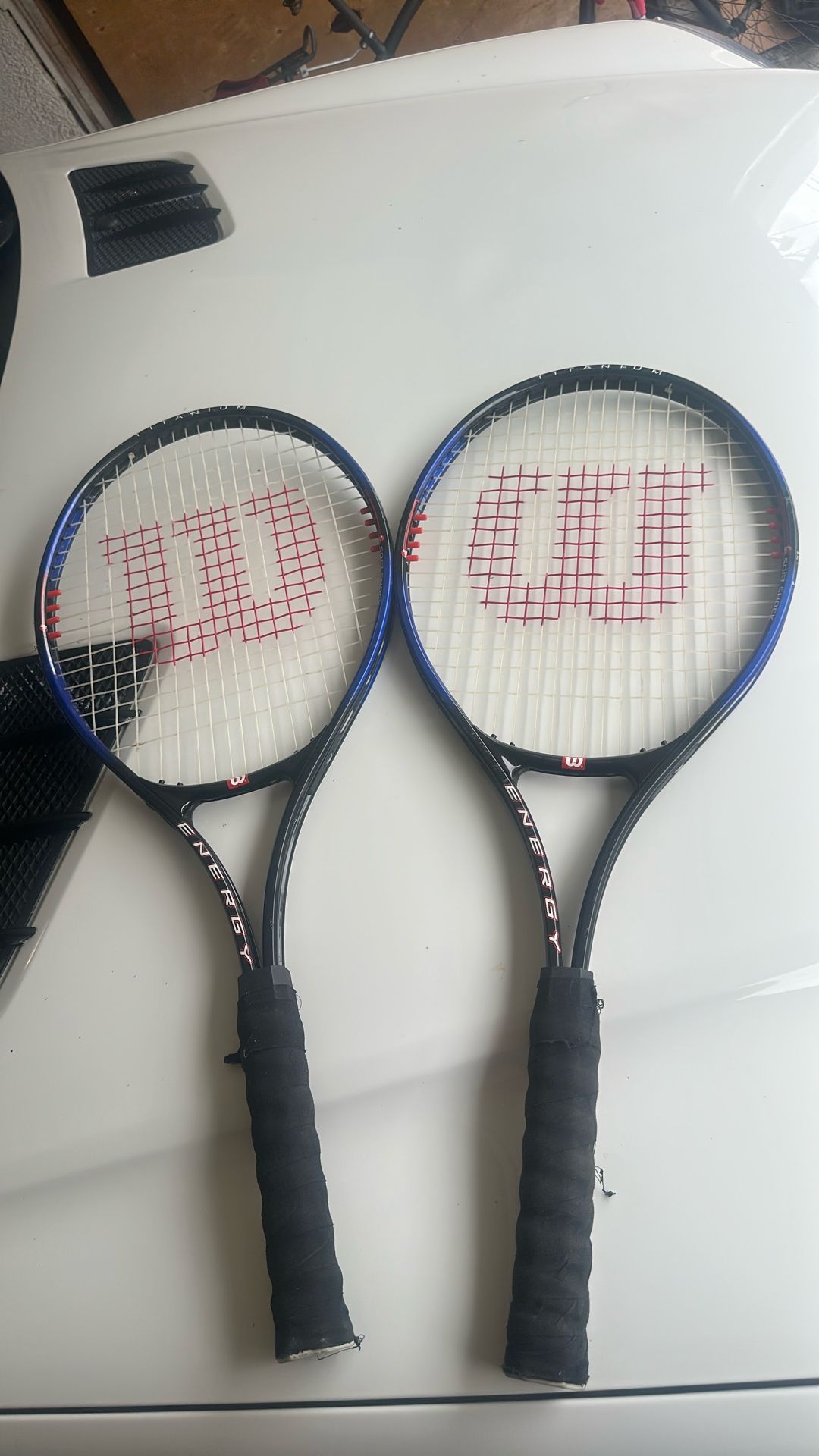 Two Wilson Tennis Rackets